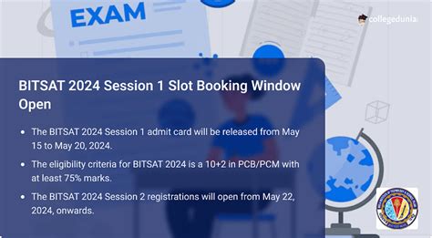 bitsat slot|bitsat session 1 slot booking.